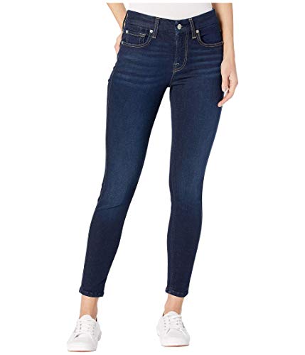 【中古】【未使用・未開封品】7 For All Mankind アンクルスキニー スリムイリュージョン 実証済み US サイズ: 33W x 26L カラー: ブルー｜AJIMURA-SHOP