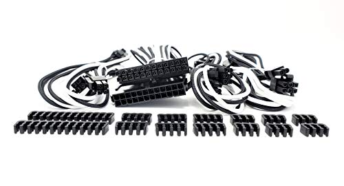 【中古】【未使用・未開封品】Micro Connectors プレミアムスリーブ PSU ケーブル延長キット ホワイト/ブラック｜AJIMURA-SHOP 21,410円