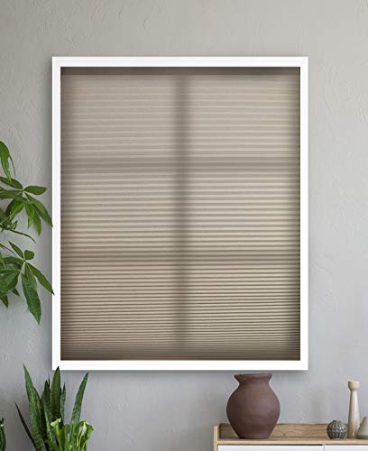 【中古】【未使用・未開封品】Luxr Blinds カスタムメイド 2インチ フェイクウッド 水平窓用ブラインド 41\