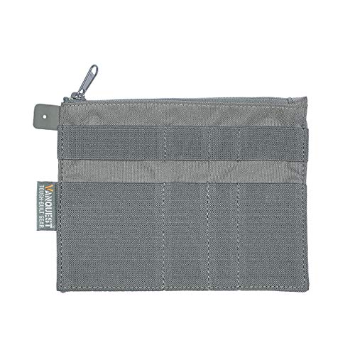 【中古】【未使用・未開封品】VANQUEST 粘着アドミンポーチ 5X7 (ウルフグレー)