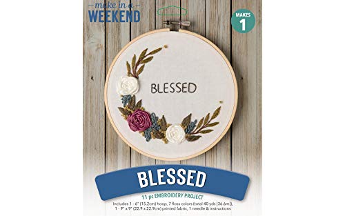 【中古】【未使用・未開封品】Leisure Arts Blessed Floral ウィークエンド刺繍キット 詰め合わせ 13,920円