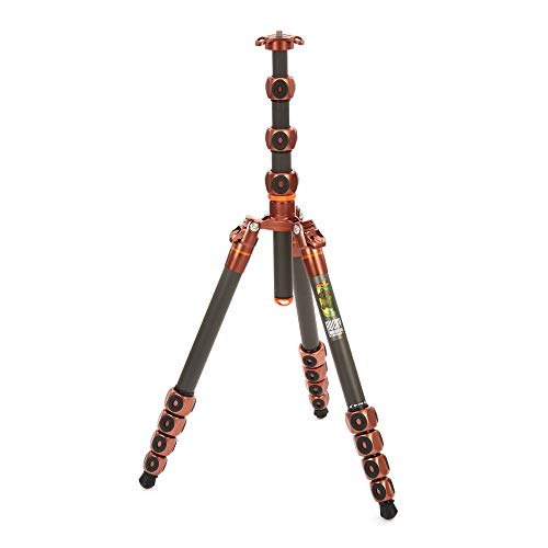 【中古】【未当て嵌める・未開封品】3 Legged Thing Bucky カーボンファイバーコンパクトトラベル三脚足し加えるAirHed Vu どんぶり鉢尖端(地べたブロンズ)