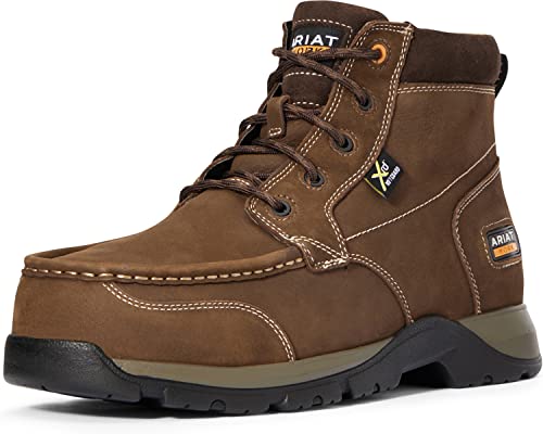 【中古】【未当て嵌める・未開封品】ARIAT メンズ Edge Lite Metguard 細工物ブーツ コンポジットトゥ US 大きさ: 11 色つや: 赤銅色