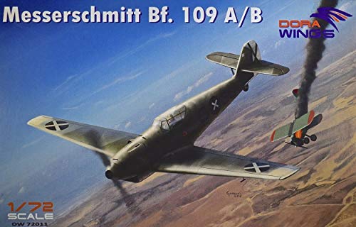 【中古】【未使用・未開封品】Dora Wings DW72011 Messerschmitt Bf. 109A/B 1/72スケール 航空機プラモデルキット