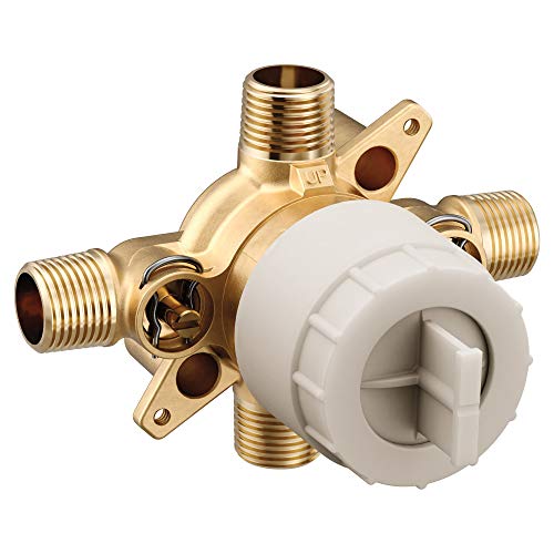 【中古】【未使用・未開封品】Moen U140CIS M-CORE 3シリーズ 4ポートタブとシャワー 事前に製造されたミキシングバルブ CC/IPS接続と停止、または未仕上げ