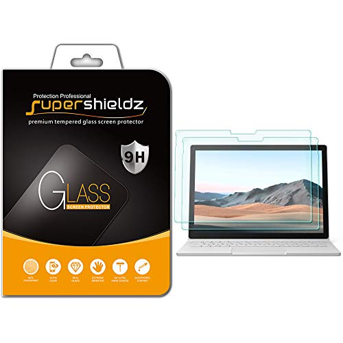 【中古】【未使用・未開封品】Supershieldz Microsoft Surface Book 3 (13.5インチ) スクリーンプロテクター (強化ガラス) 傷防止 気泡フリー 2個パック｜AJIMURA-SHOP