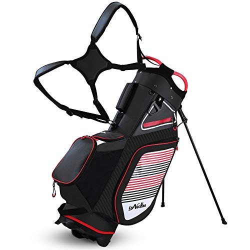 【中古】【未当てはめる・未開封品】ゴルフ照明ランプ御徒面子 14ウェイディバイダー 6重量ポンド 軽さ 携帯型 ウォーキング/ライディングバッグ レインフード\u0026同盟罷業さあ美付き添い人