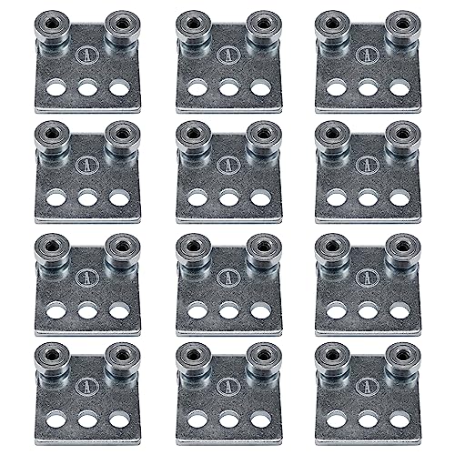 【中古】【未使用・未開封品】Andustrial Steel - 4つのベアリングトロリーアセンブリは熱圧延カーボンスチール製、12ピース。｜AJIMURA-SHOP