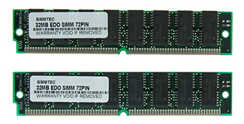 【中古】【未当てはめる・未開封品】64MB (2X32MB) EDO ノンパリティー 60NS SIMM 72いの一番 5V 8X32