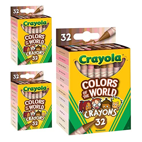 【中古】【未当て嵌める・未開封品】Crayola Multicultural Crayons - 32 Count