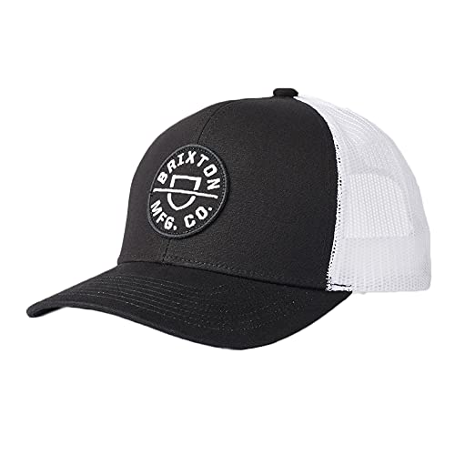 【中古】【未当て嵌める・未開封品】Brixton Men\u0027s Medium Profiles Snapbacks, Black, us:one Size