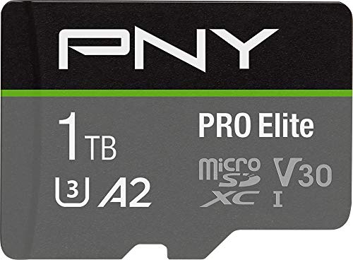 【中古】【未使用・未開封品】PNY ブランド microSD U3 V30ハイスピードメモリカード 1TB P-SDU1TBV32100PRO-GE