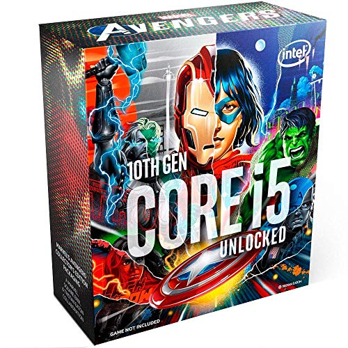 【中古】【未使用・未開封品】Intel Core i5-10600K Comet Lake Limited Avengers Edition 4.1GHz 12MB スマートキャッシュ CPU デスクトッププロセッサー 箱入り