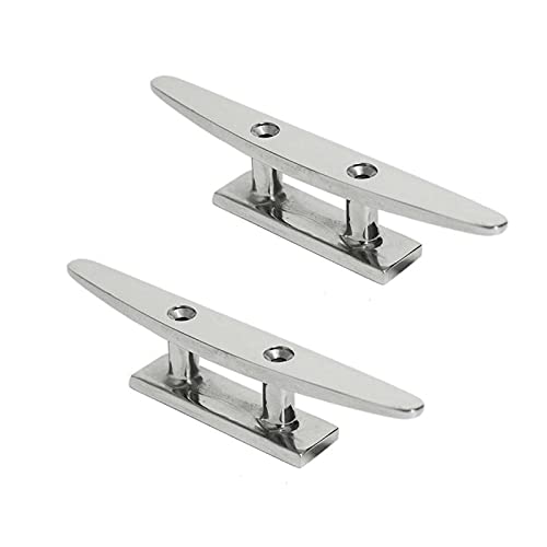 【中古】【未使用・未開封品】ISURE MARINE ボートクリート 4インチ 316ステンレススチール マリンマストクリート 2個|AJIMURA-SHOP