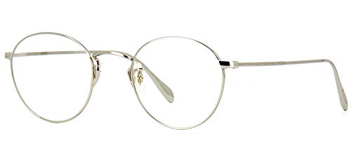 【中古】【未当て嵌める・未開封品】Oliver Peoples COLERIDGE OV 1186 成人男性 度つき眼鏡 SILVER 50/22/145
