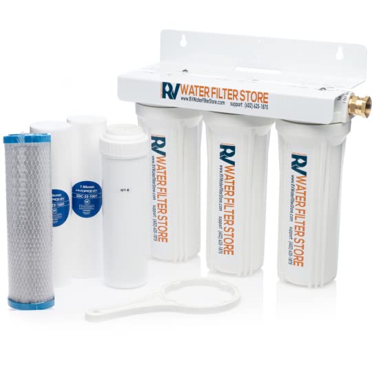 【中古】【未使用・未開封品】RV Water Filter Store エッセンシャルポータブルRV水フィルターシステム 鉄と重金属水ろ過付き|AJIMURA-SHOP