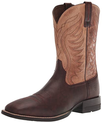 【中古】【未使用・未開封品】ARIAT メンズ Amos ウエスタンブーツ, ブラウン, 24.5|AJIMURA-SHOP