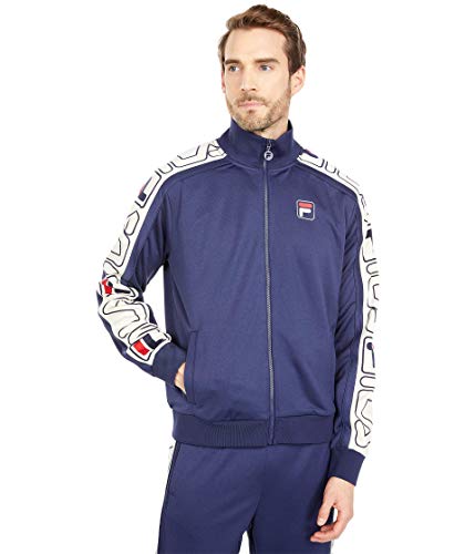 【中古】【未使用・未開封品】Fila Gatlin Track Jacket Peacoat/Turtle Dove/Chinese Red/Peacoat MD