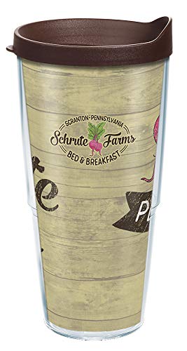 【中古】【未使用・未開封品】Tervis 米国製 二重壁 オフィス断熱タンブラーカップ 冷たい飲み物と熱い飲み物を保つ 24オンス シュルート ファーム|AJIMURA-SHOP