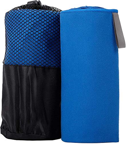 【中古】【未使用・未開封品】BIRDROCK HOME 多目的マイクロファイバータオル ビーチ/旅行/ペット/キャンプ用 Lサイズ 31 x 63インチ ブルー 速乾 吸水性 軽量 コンパクト メ|AJIMURA-SHOP