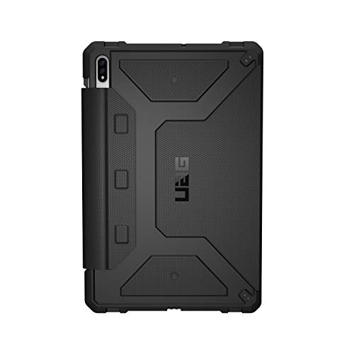 【中古】【未使用・未開封品】URBAN ARMOR GEAR UAG Galaxy Tab S7 Plus 12.4インチ用ケース メトロポリス フォリオ スリム 高耐久 タフ マルチ視野角スタンド ミリタリー落下
