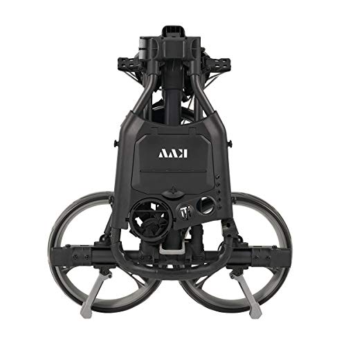 【中古】【未使用・未開封品】KVV 3輪 コンパクト フラット 折りたたみデザイン ゴルフ プッシュカート 軽量で丈夫なアルミフレーム