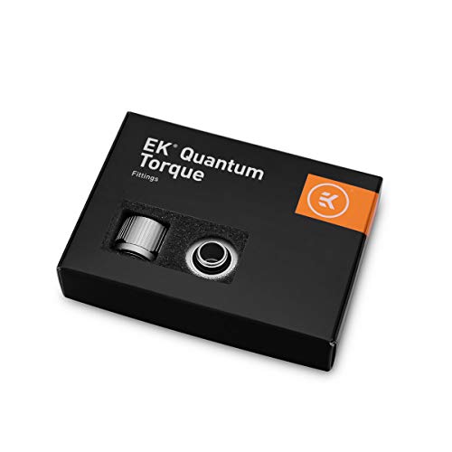 【中古】【未使用・未開封品】EKWB EK-Quantum トルク STC-10/13 圧縮継手 ソフトチューブ用 10/13mm (内径3/8インチ 外径1/2インチ) サテンチタン 6個パック|AJIMURA-SHOP