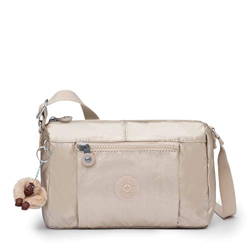 【中古】【未当て嵌める・未開封品】Kipling Wes メタリッククロスボディバッグ US 大きさ: One Size