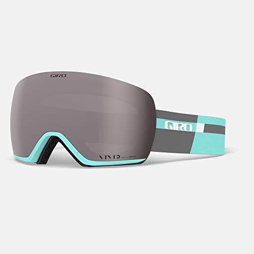 【中古】【未当て嵌める・未開封品】Giro Lusi Womens Snow Goggle - Cool Breeze Charcoal Podium Strap with Vivid Onyx/Vivid Infrared Lenses