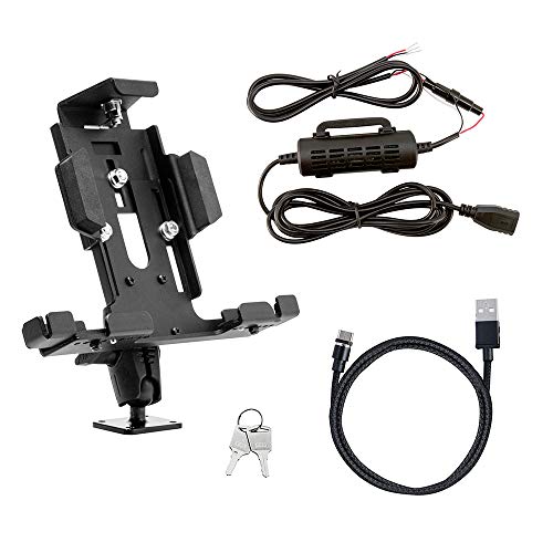 【中古】【未使用・未開封品】ARKON ロック式タブレットマウント 磁気USB Type C充電ケーブル 商用およびエンタープライズ小売用 ブラック (TAB42AMPSMC)