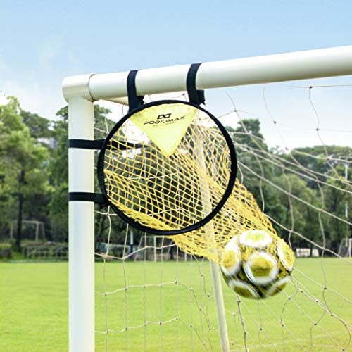 【中古】【未使用・未開封品】PodiuMax トップビン サッカーターゲットゴール 目標に簡単着脱 2個セット 射撃精度トレーニング