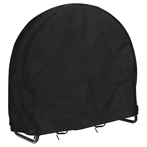 【中古】【未当て嵌める・未開封品】薪ログラックカバー アウトドア雨合羽ログフープカバー 防風ドライウッドパイルホルダーストレージタープカバー 高耐久 耐UV性 晴雪 雨 耐久性のあ