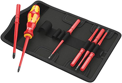 【中古】【未使用・未開封品】Wera(ヴェラ) 05003475001 | 工具セット Kraftform Kompakt 電気工事用 7 細軸 1, 7点セット 【日本正規輸入品】｜AJIMURA-SHOP