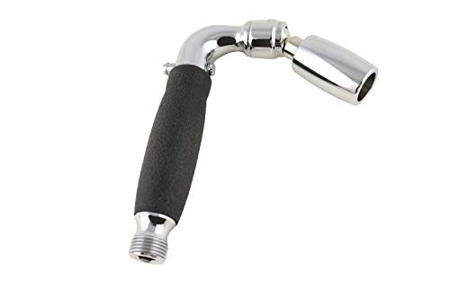 【中古】【未使用・未開封品】手持ち式RVシャワーヘッド オン/オフスイッチ付き (配管コード準拠) - ソリッドメタル構造 - 1.5 GPM - クロム