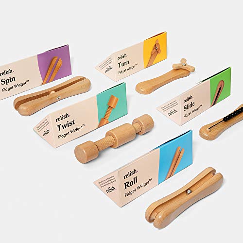 【中古】【未使用・未開封品】Relish - 大人のフィジェットトイ フィジェットウィジェット木製おもちゃセット - アルツハイマー&認知症 感覚製品 高齢者/高齢者向けアクティビ