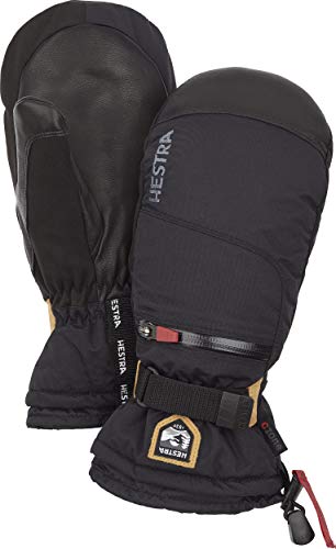 【中古】【未当て嵌める・未開封品】Hestra All Mountain CZone ミトン - 雨合羽 全能グローヴ スキーの板 スノーボード 山登り用 - 黒いこと - 6
