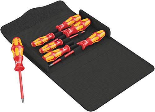 【中古】【未使用・未開封品】Wera 136019 Kraftform 100 i/7 VDE Screwdriver Set 1, PZ/PH/SL, 7 Pieces 141［並行輸入］｜AJIMURA-SHOP
