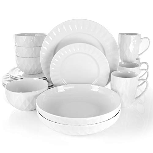 【中古】【未当て嵌める・未開封品】Elama 白いこと瀬戸もの食器仕掛ける 18天下太平 シエナ