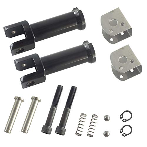 【中古】【未使用・未開封品】助手席フットペグサポートキット フットレストマウントクレビスキット 2018-2020 ハーレーダビッドソン ソフテイル (グロスブラック)
