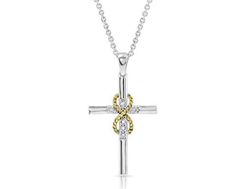 【中古】【未使用・未開封品】Montana Silversmiths 永遠の信仰 クロスネックレス