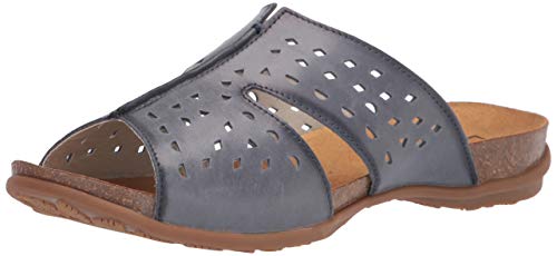 【中古】【未使用・未開封品】Propet Women's Fionna Slide Sandal, Blue, 8.5 X-Wide