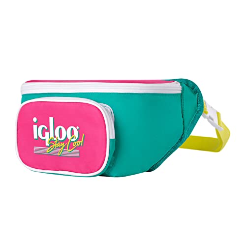 【中古】【未使用・未開封品】Igloo 00065477 90s Retro Collection Fanny Pack Portable Cooler with Front Pocket and Adjustable Waist Strap Holds 3 Cans, Multicolored｜AJIMURA-SHOP 14,896円