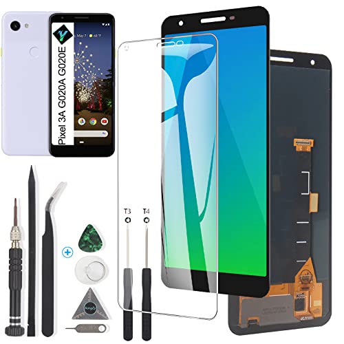 【中古】【未使用・未開封品】YWL-US ディスプレイ OLED Google Pixel 3A LCDタッチスクリーンデジタイザーアセンブリ Google Pixel 3A G020A G020E G020B LCD用 ツール付き (