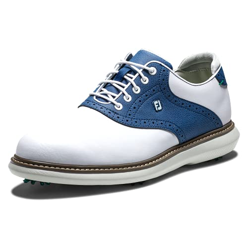 【中古】【未当てはめる・未開封品】[フットジョイ] Traditions #57901 White/Navy 8.5W