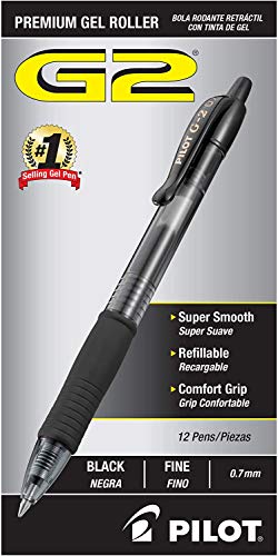 【中古】【未当て嵌める・未開封品】PILOT G2 割り増し金詰め替え\u0026書き込み式ローリングボールゲルペン 細字 黒いことインキ 12本(31020) 1風呂敷き包み