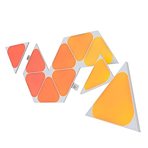 【中古】【未使用・未開封品】Nanoleaf(ナノリーフ) Shapes Mini Triangle (シェイプス ミニトライアングル) 10枚入り 拡張パック スマートライト ゲーミングライトパネル LED