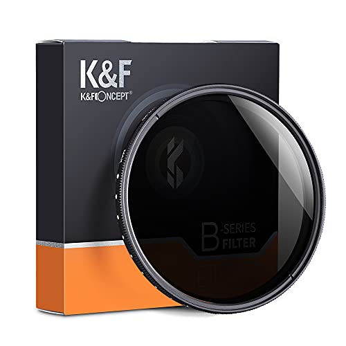 【中古】【未使用・未開封品】K&F Concept 40.5mm ND Variable Fader Neutral Density Adjustable Filter ND2-ND400 for Camera Lens