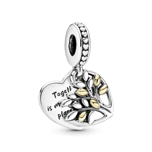 【中古】【未当て嵌める・未開封品】Pandora Charm The genealogical tree 799161C00 woman