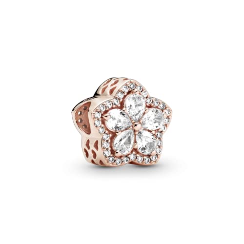 【中古】【未当て嵌める・未開封品】Pandora Pav Sparkling Snowflake Cham 789224C01 Pandora Rose