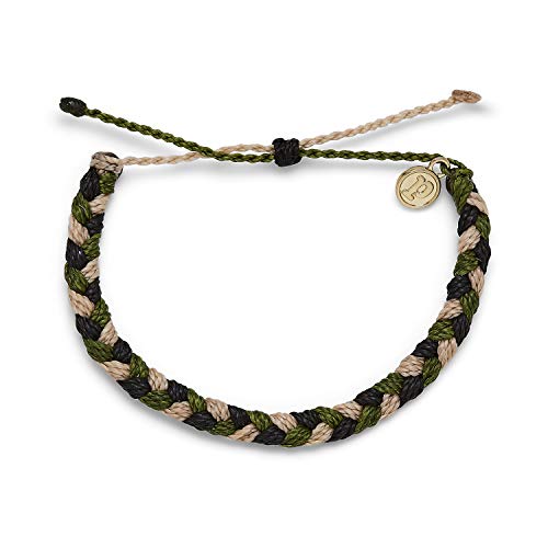 【中古】【未使用・未開封品】Pura Vida 編組ブレスレット - 100%防水 調節可能なバンド - ブランドチャーム, 銅, 不明